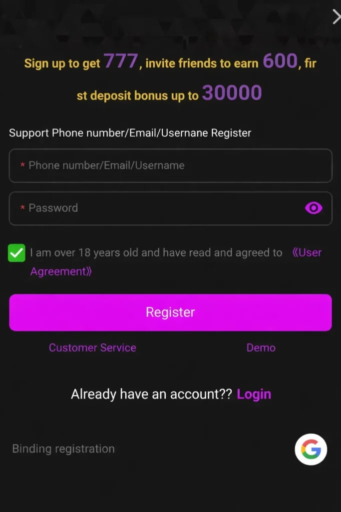 hx777-game-registration